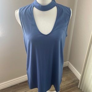 Charming Charlie blue top